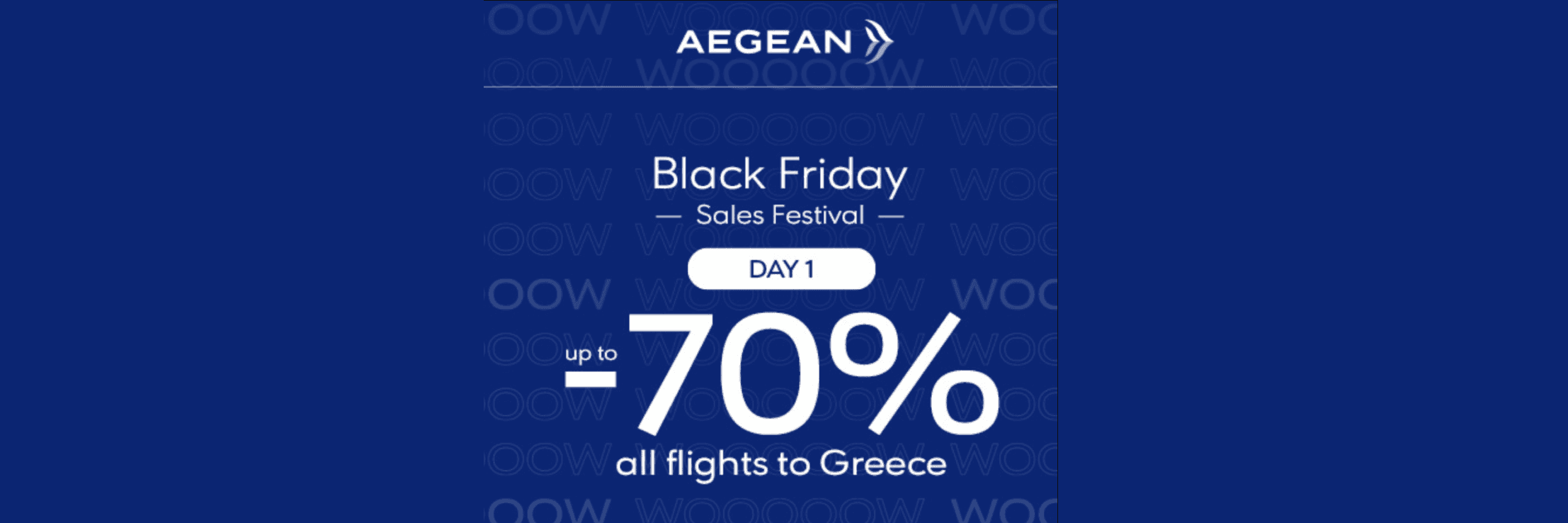 Aegean Black Friday Aegean Black Friday