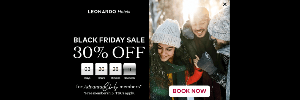 Leonardo hotels Black Friday