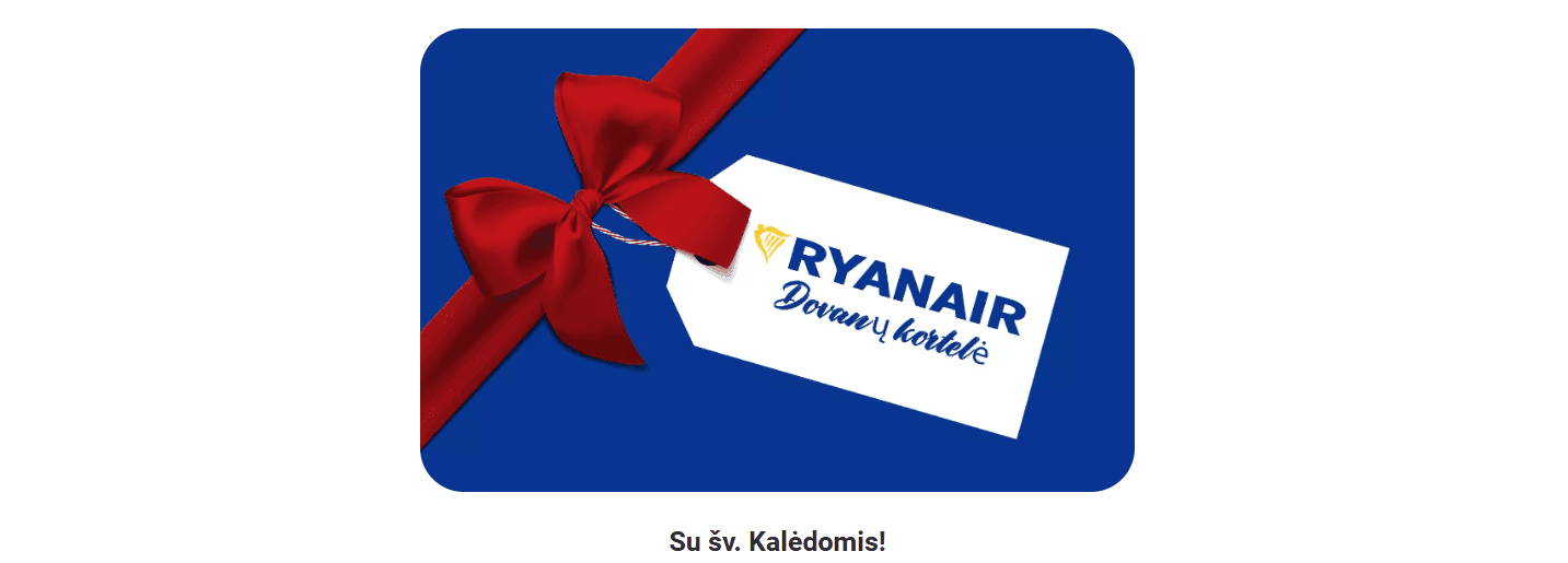 Ryanair gift card