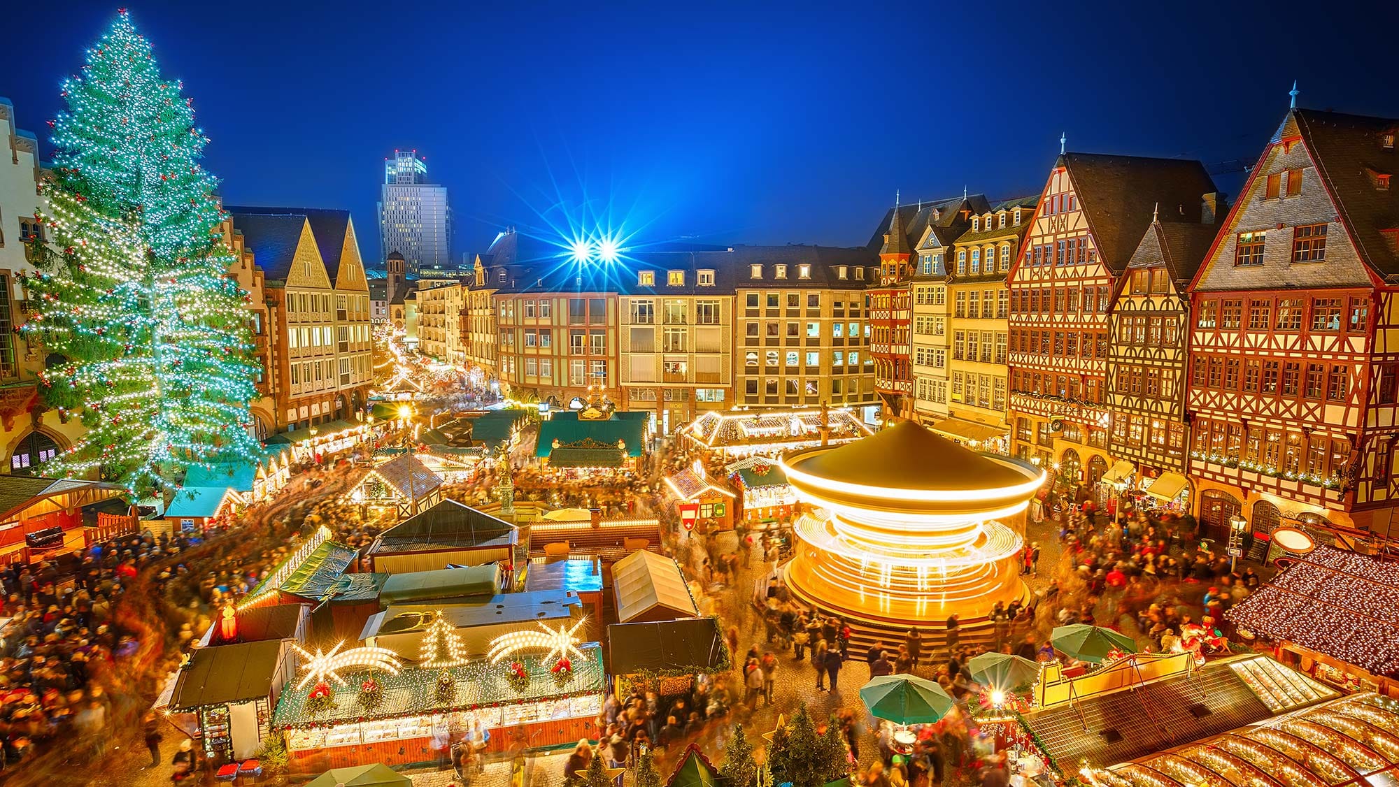 Frankfurt Römerberg Weinachtsmarkt
