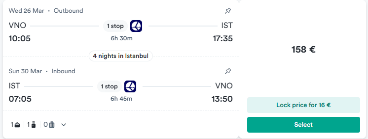 LOT Airlines VNO IST 02