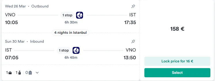 LOT Airlines VNO IST 02